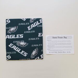NEW Philadelphia Eagles Microwave Baked Potato Bag - NFL